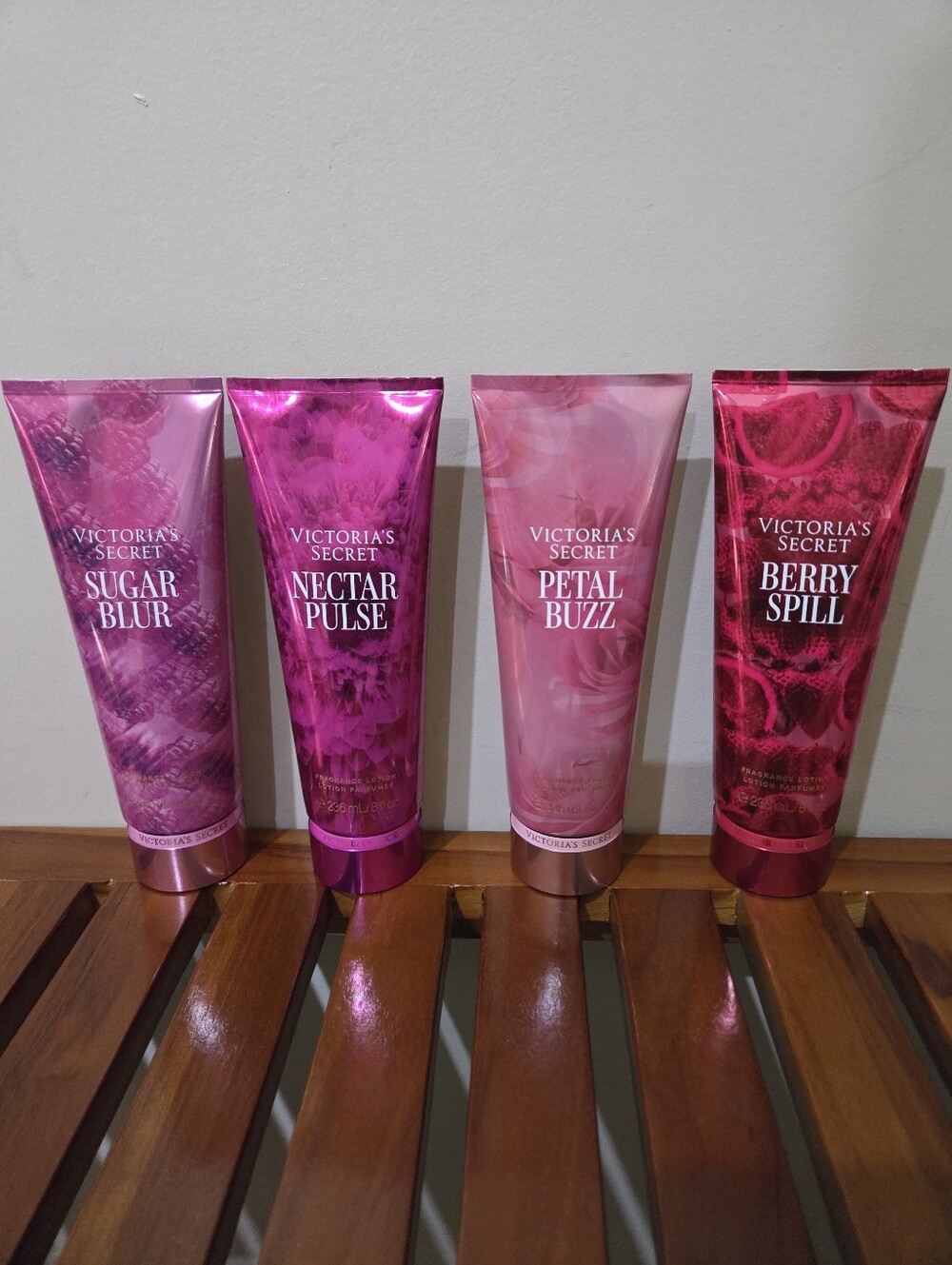 Victoria's Secret Lotion Variety-Suger Blur,Nectar Pulse,Petal Buzz, Berry Spill